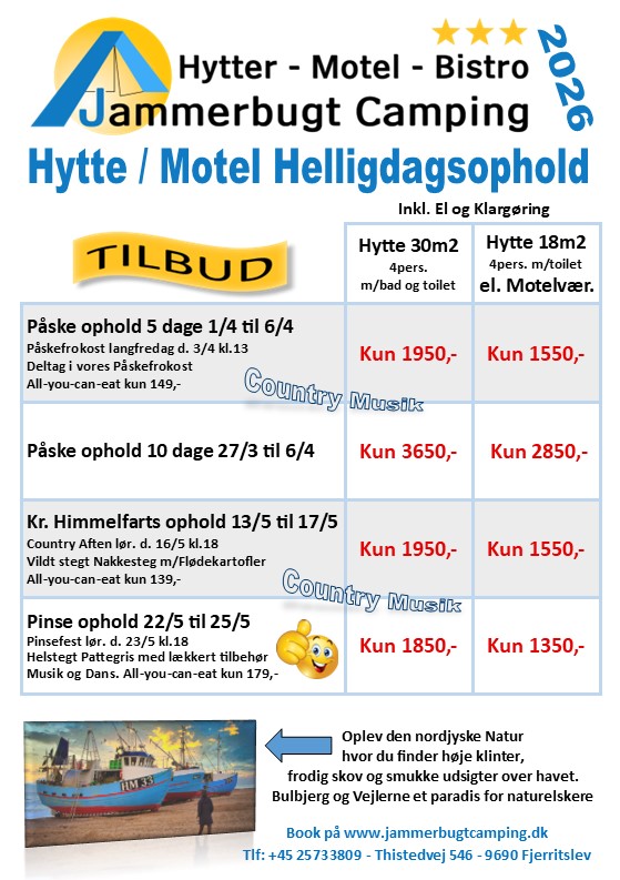 Hytte / Motel Helligdags Tilbud