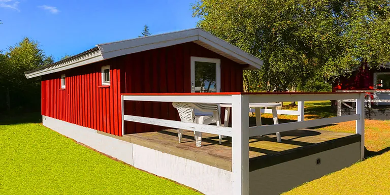 Hytte 18m2 med Toilet - Jammerbugt Camping