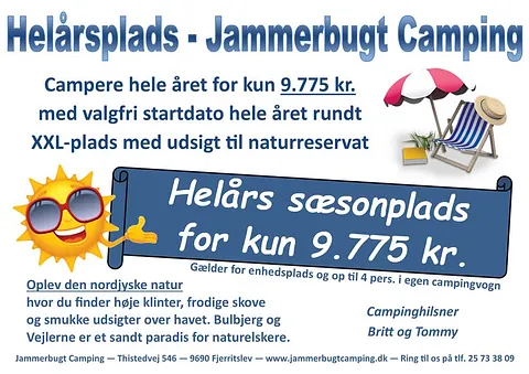 Fastligger helårsplads på Jammerbugt Camping