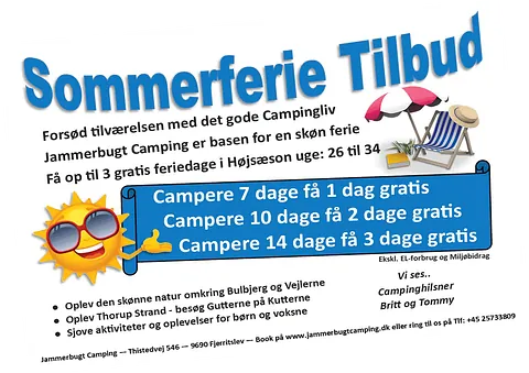 Ferie Gavebevis kun 995,- 7 dages ophold for 2 pers. i egen vogn, Kom når i vil i hele år 2025 og 2026, Kan deles op i flere ophold - Spar 850,-