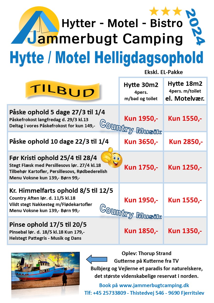 Hytte / Motel Helligdags Tilbud