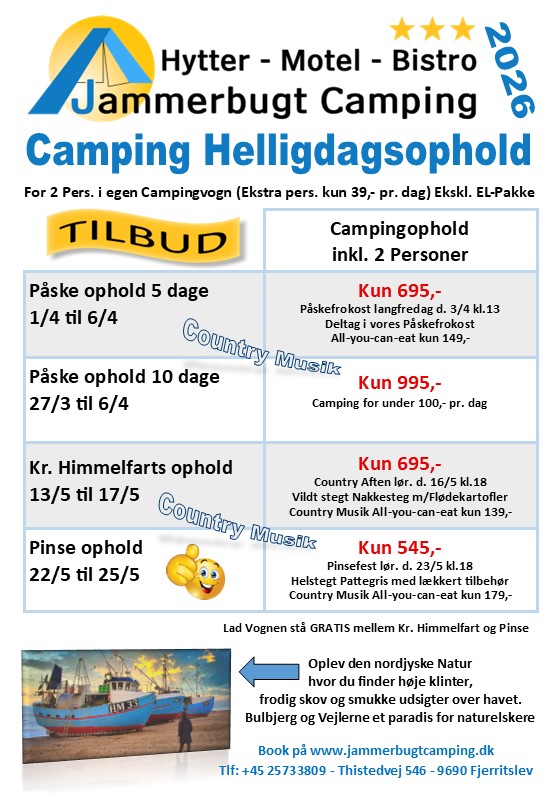 Camping Helligdags Tilbud