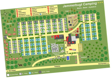 Pladskort - Jammerbugt Camping