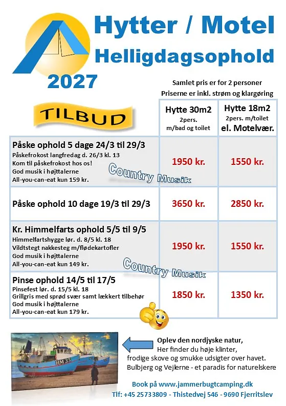Hytte / Motel Helligdags Tilbud